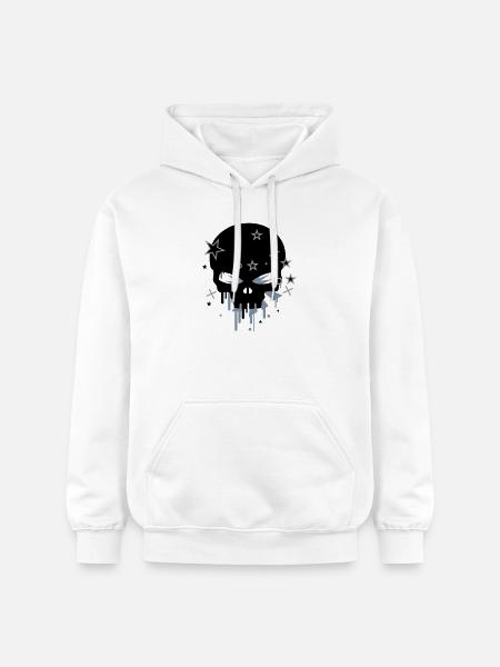 Skull - Gildan Unisex Softstyle® Midweight Hoodie - white