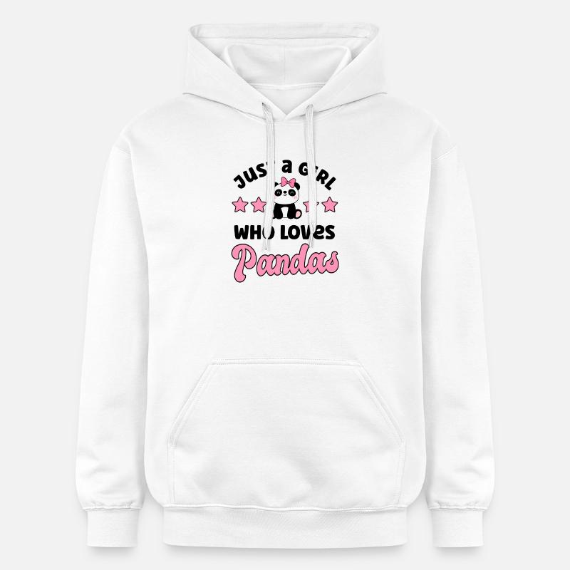 Panda Panda Ours - Sweat à capuche Softstyle® Gildan Unisexe - blanc