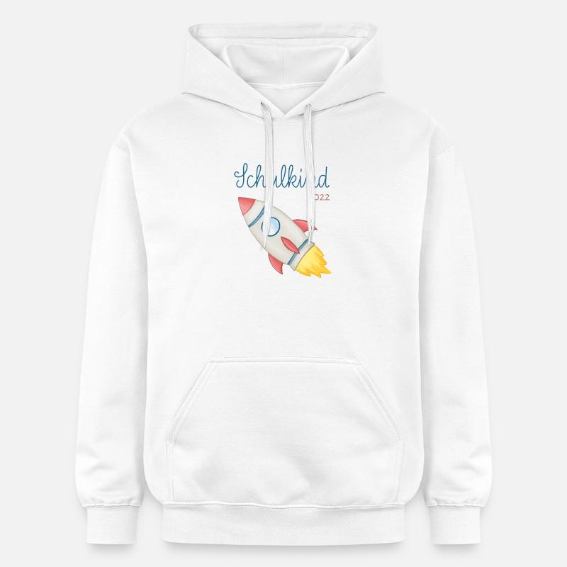 Écolier 2022 Rocket - Sweat à capuche Softstyle® Gildan Unisexe - blanc