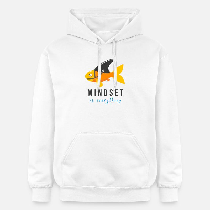 Mindset is everything - Sweat à capuche Softstyle® Gildan Unisexe - blanc