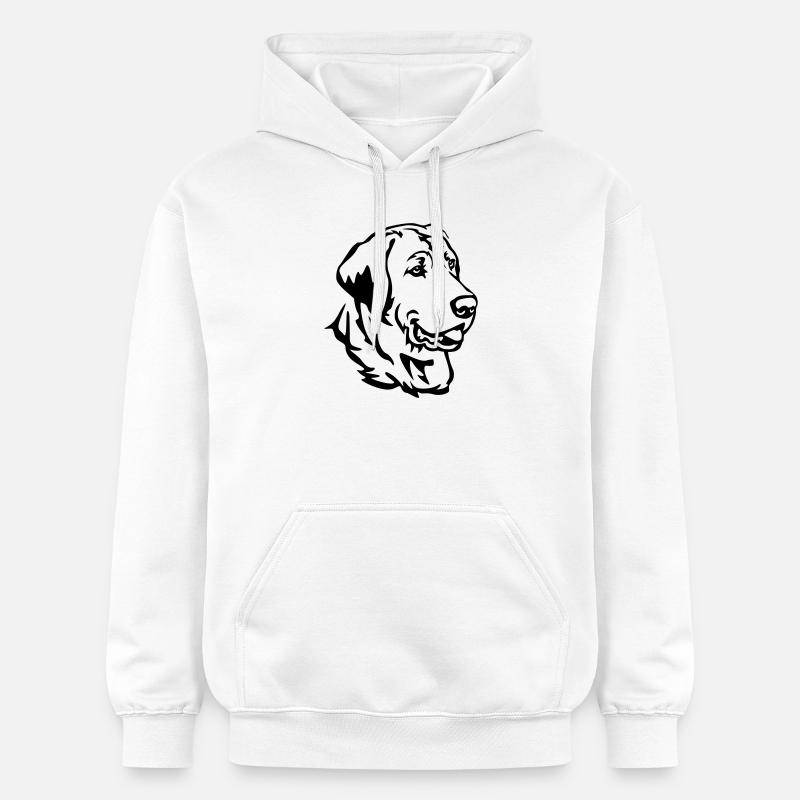 Broholmer Kopf - Sweat à capuche Softstyle® Gildan Unisexe - blanc