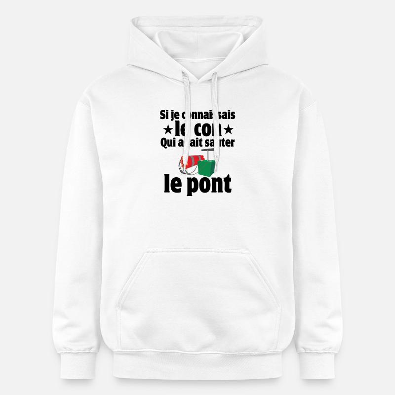 septième compagnie, 7ème compagnie, Pitivier - Sweat à capuche Softstyle® Gildan Unisexe - blanc