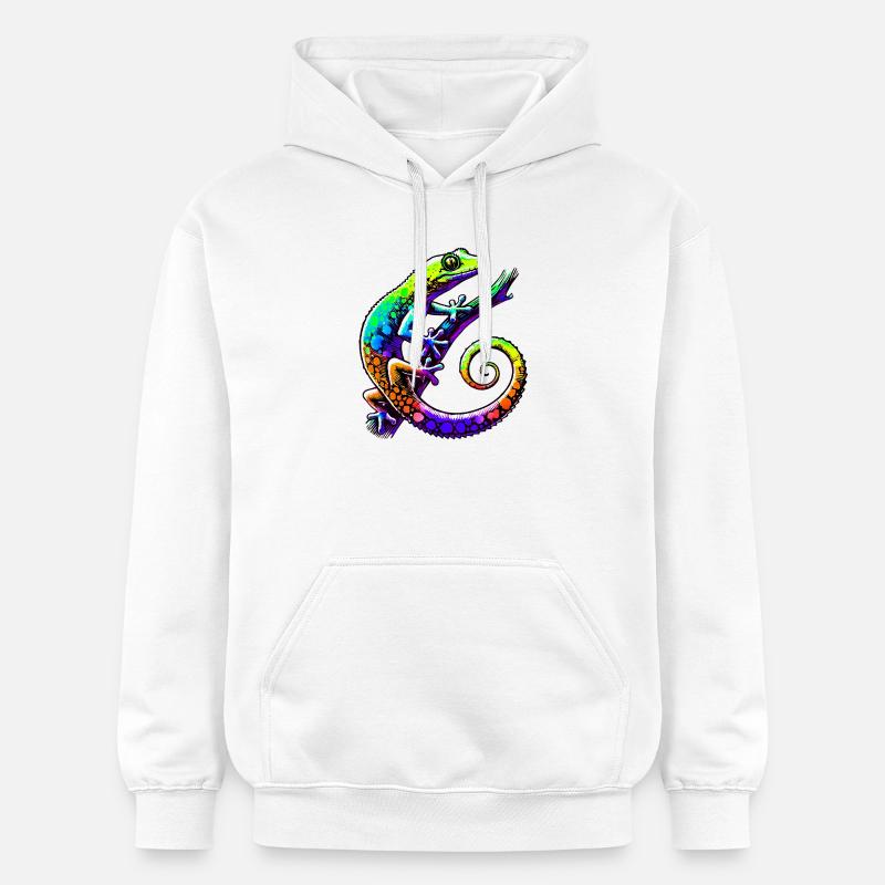 Gecko - Sweat à capuche Softstyle® Gildan Unisexe - blanc