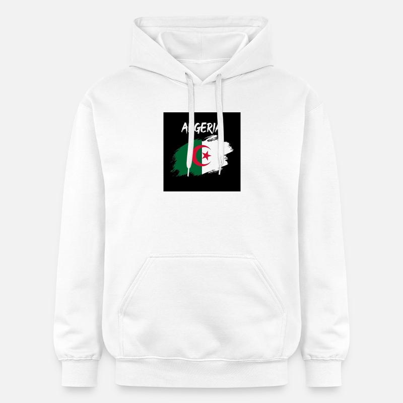 Algeria  - Sweat à capuche Softstyle® Gildan Unisexe - blanc