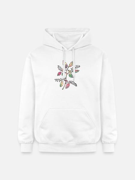 Flowers - Gildan Unisex Softstyle® Midweight Hoodie - white