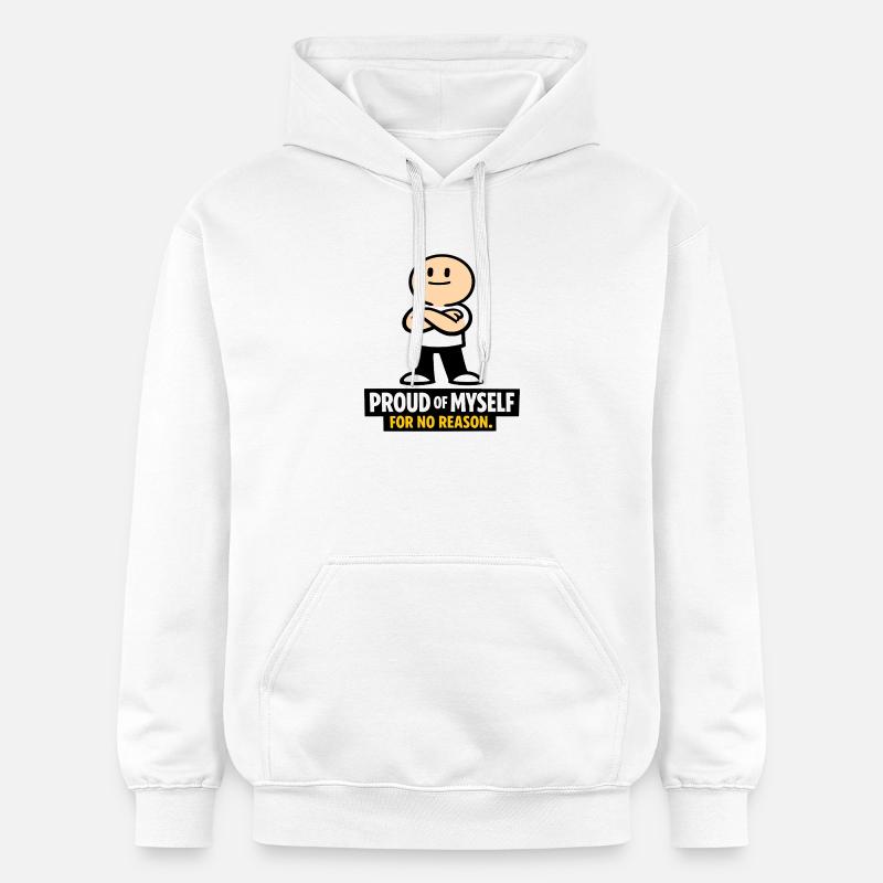 Fier sans raison - Sweat à capuche Softstyle® Gildan Unisexe - blanc