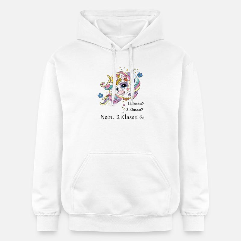 Enfant d’école en CE2 - Sweat à capuche Softstyle® Gildan Unisexe - blanc