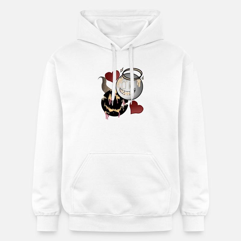 Conception d’Anges et Diables - Sweat à capuche Softstyle® Gildan Unisexe - blanc