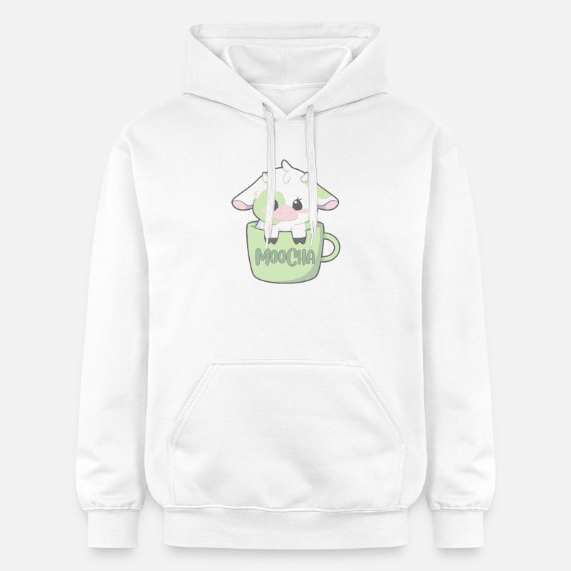 Moocha - Sweat à capuche Softstyle® Gildan Unisexe - blanc