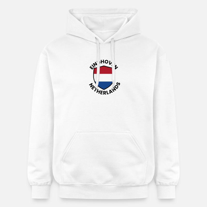 Bouclier d’Eindhoven, Pays-Bas - Sweat à capuche Softstyle® Gildan Unisexe - blanc