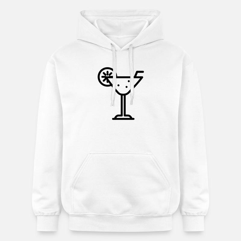 cocktail - Sweat à capuche Softstyle® Gildan Unisexe - blanc