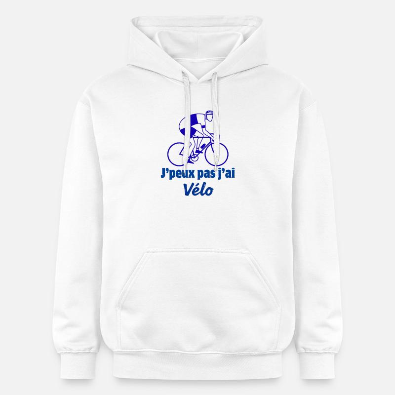 cyclisme - Sweat à capuche Softstyle® Gildan Unisexe - blanc
