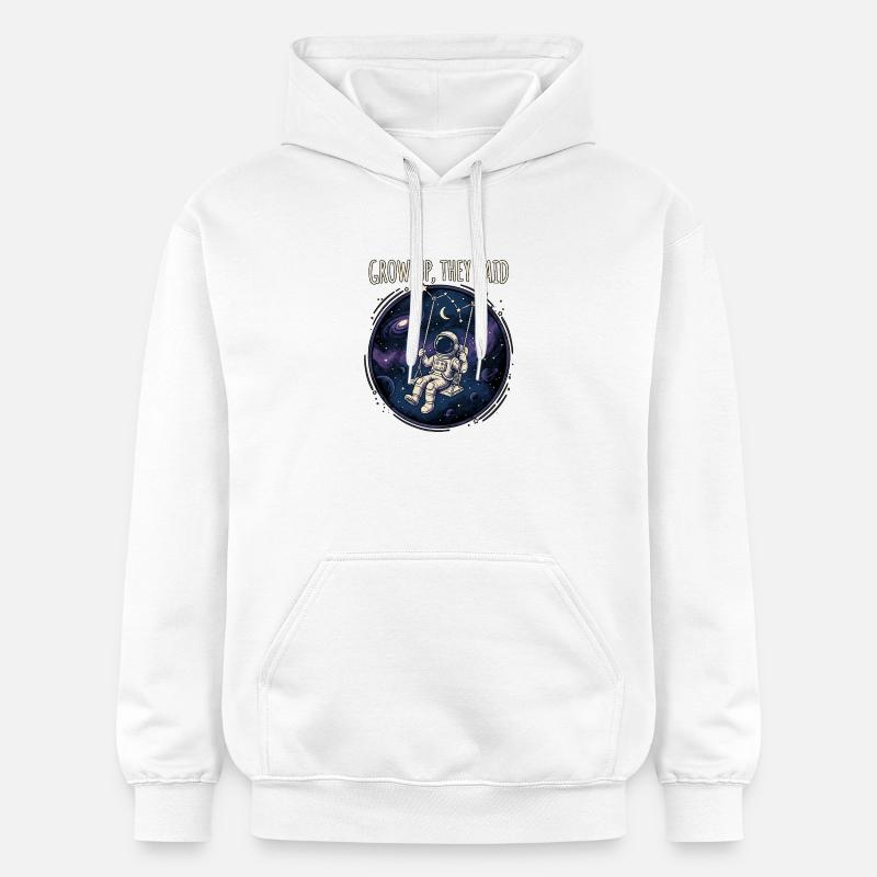 Grandis un peu, disaient - Sweat à capuche Softstyle® Gildan Unisexe - blanc