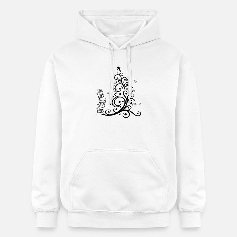 Arbre de Noël, arbre de Noël - Sweat à capuche Softstyle® Gildan Unisexe - blanc