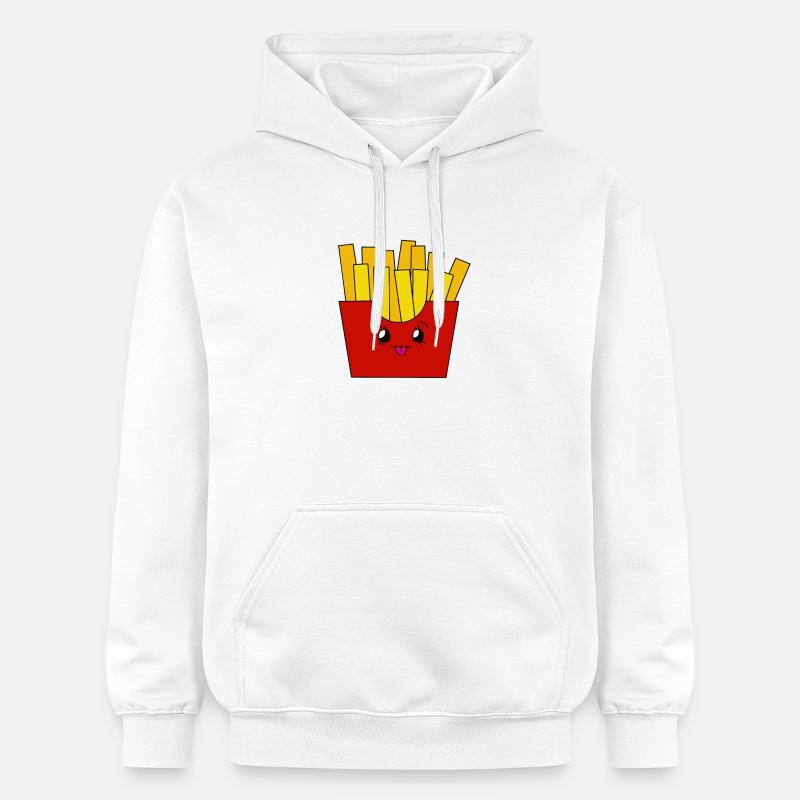 Frites  - Sweat à capuche Softstyle® Gildan Unisexe - blanc