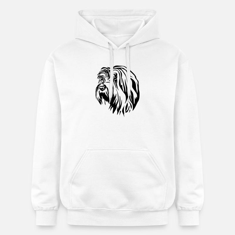 Gos d’Atura Catala Tête - Sweat à capuche Softstyle® Gildan Unisexe - blanc