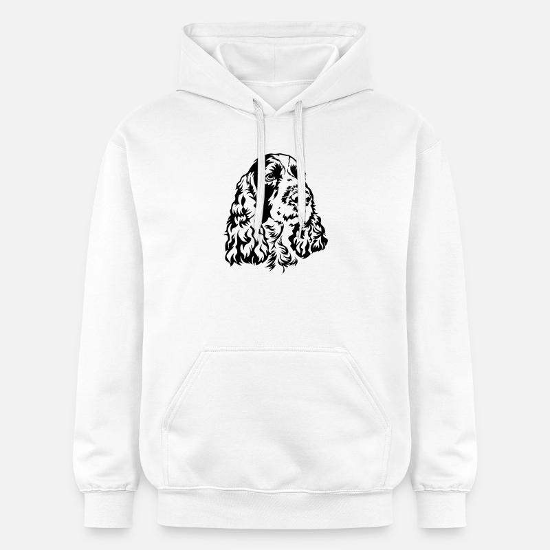 Springer anglais Tête d’épagne - Sweat à capuche Softstyle® Gildan Unisexe - blanc