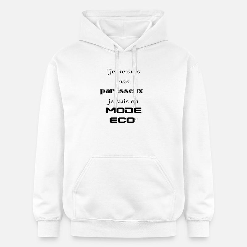 Procrastinateur - Sweat à capuche Softstyle® Gildan Unisexe - blanc