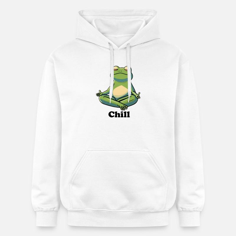 Grenouille réfrigérée - Sweat à capuche Softstyle® Gildan Unisexe - blanc