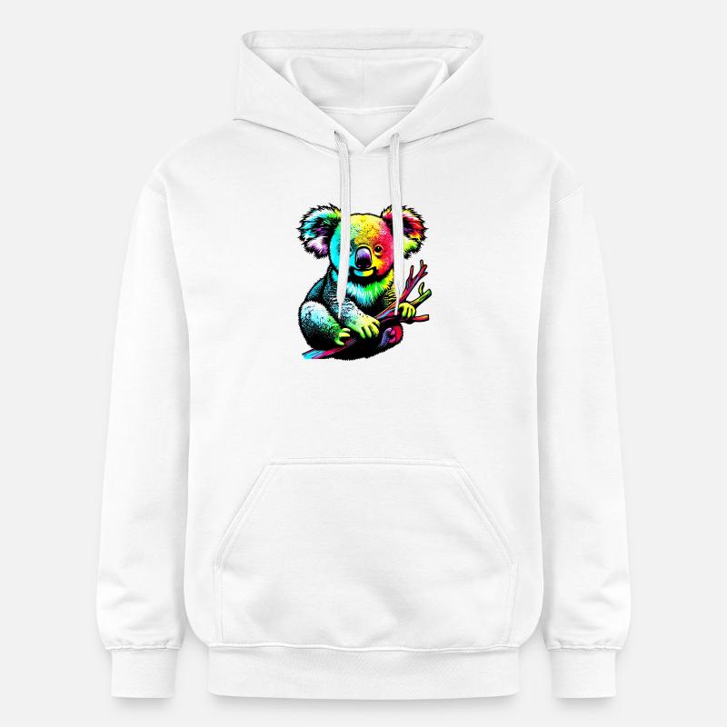 Koala - Sweat à capuche Softstyle® Gildan Unisexe - blanc