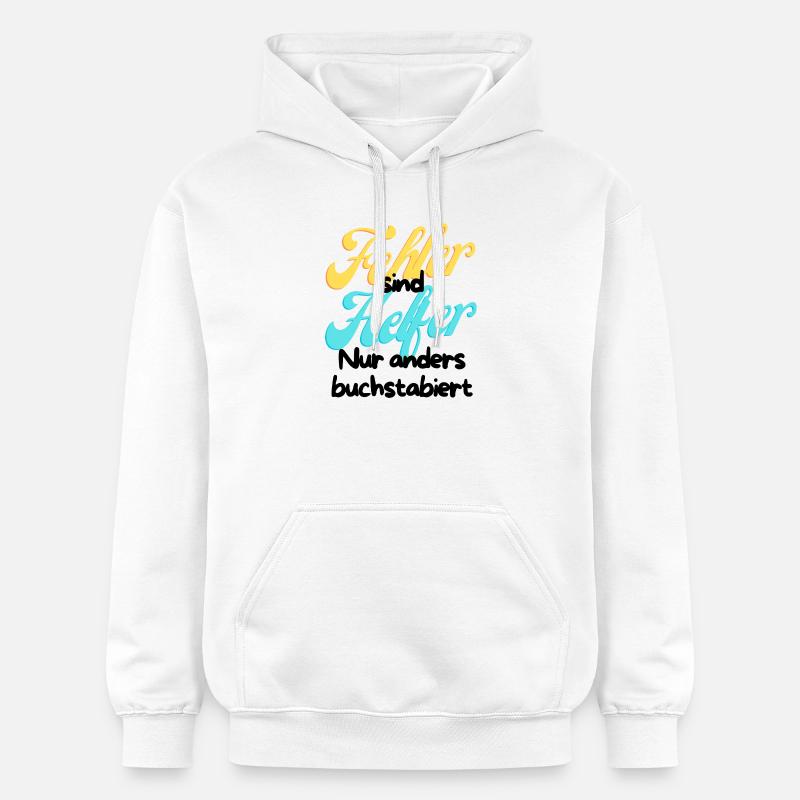 Error Helper Gradient Script - Gildan Unisex Softstyle® Midweight Hoodie - white