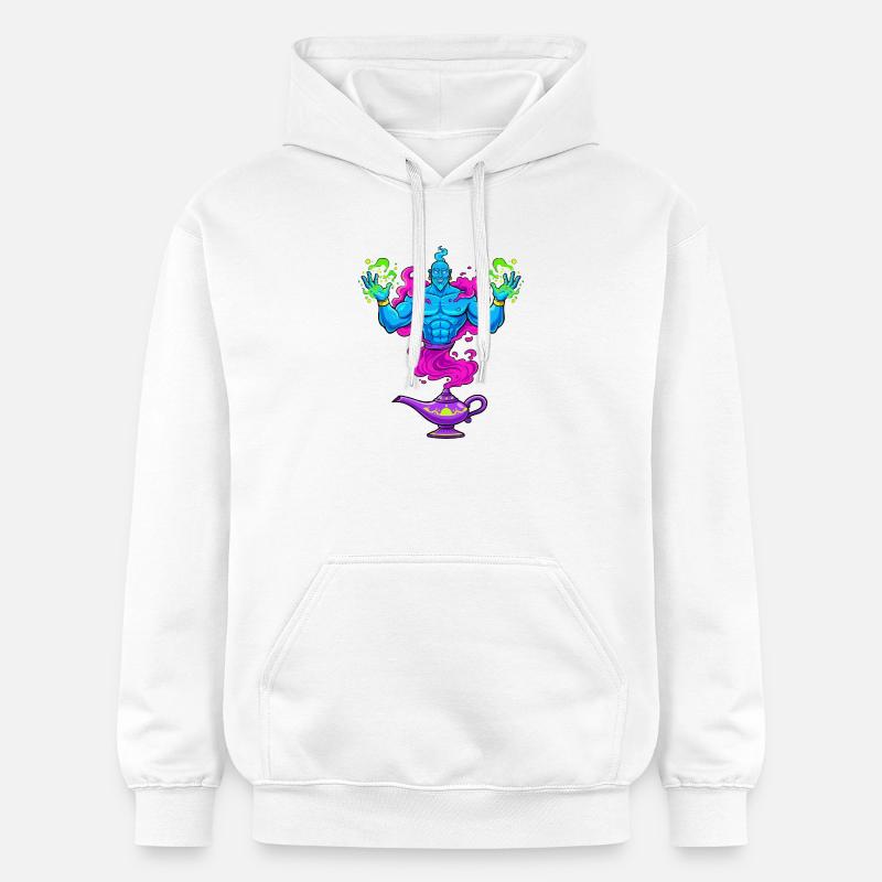 Fantôme de la lampe - Sweat à capuche Softstyle® Gildan Unisexe - blanc