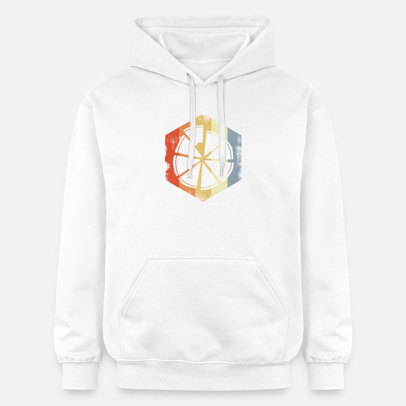 Pizza classique - Sweat à capuche Softstyle® Gildan Unisexe - blanc