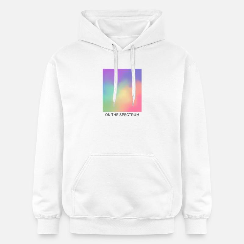 Sur le spectre - Sweat à capuche Softstyle® Gildan Unisexe - blanc