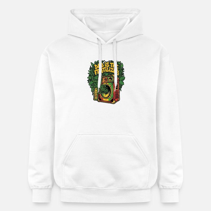 Sol Dub Reggae - Sweat à capuche Softstyle® Gildan Unisexe - blanc