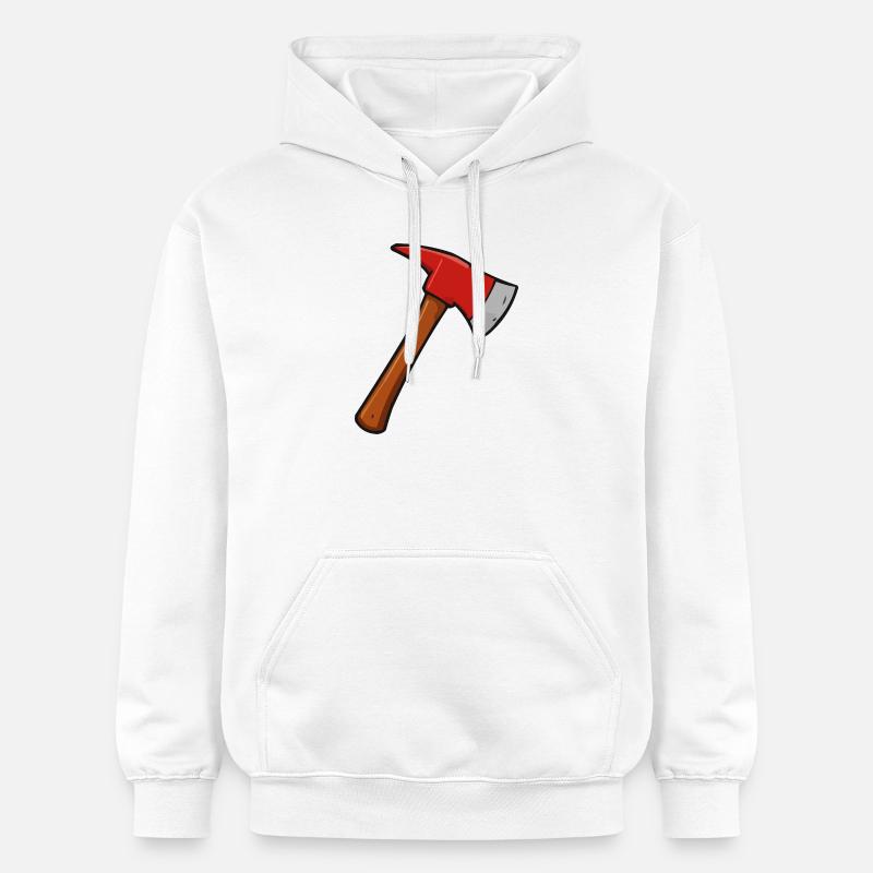 Hache - Sweat à capuche Softstyle® Gildan Unisexe - blanc