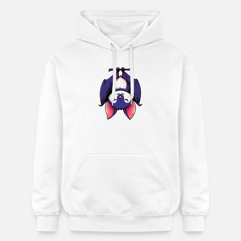 Sommeil de chauve-souris - Sweat à capuche Softstyle® Gildan Unisexe - blanc