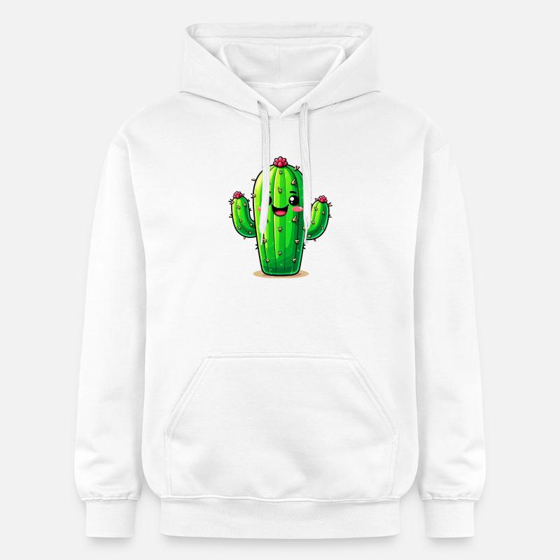 Cactus - Sweat à capuche Softstyle® Gildan Unisexe - blanc