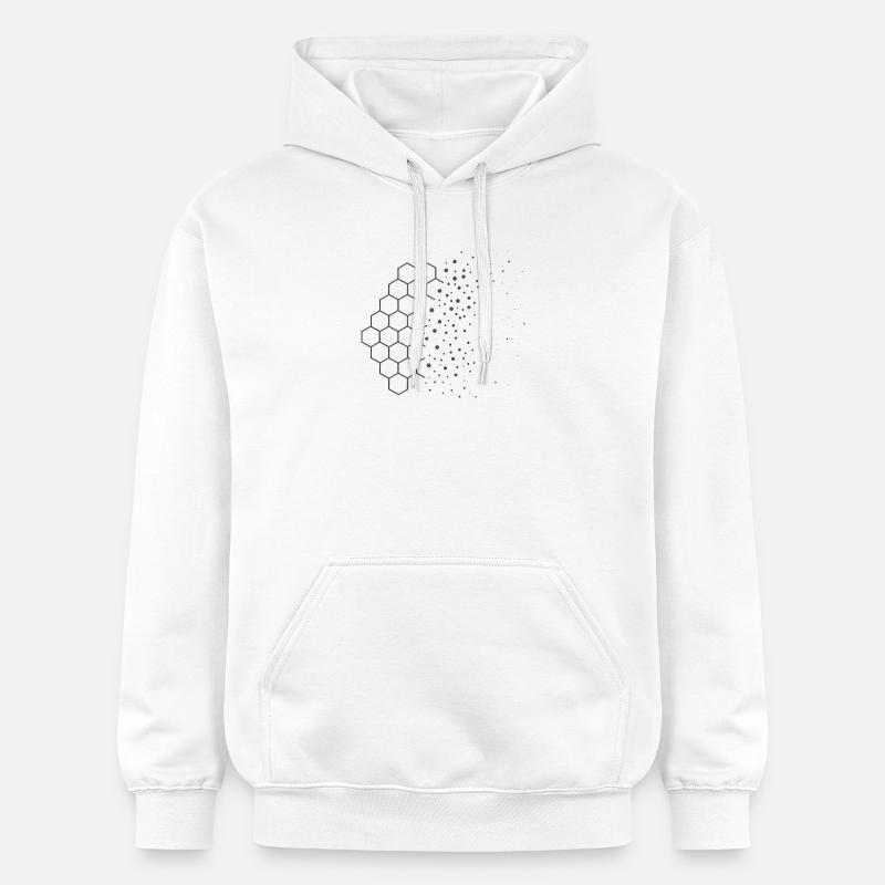 Dérive d’entropie – Conception physique - Sweat à capuche Softstyle® Gildan Unisexe - blanc