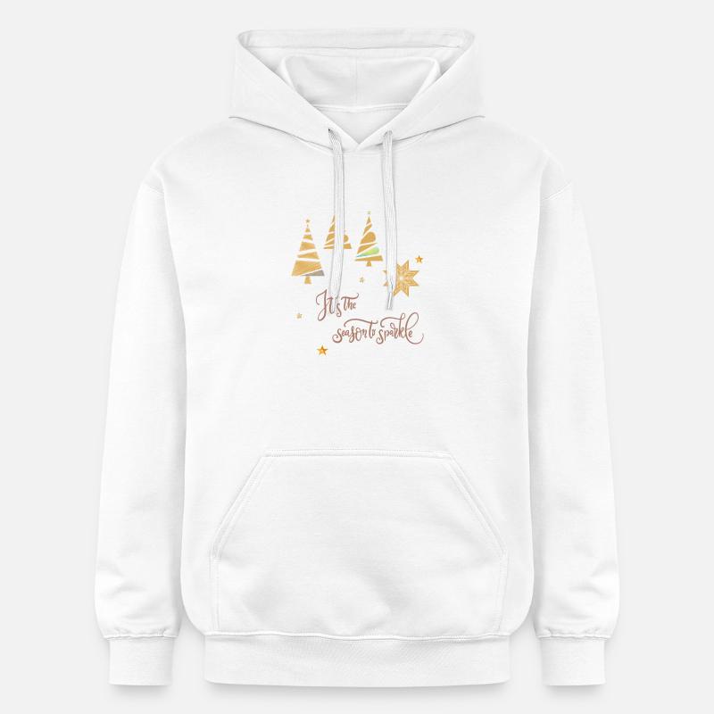 Période de Noël - Sweat à capuche Softstyle® Gildan Unisexe - blanc