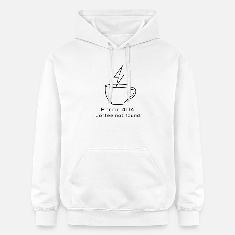 Error 404: Coffee not found - Gildan Unisex Softstyle® Midweight Hoodie - Weiß
