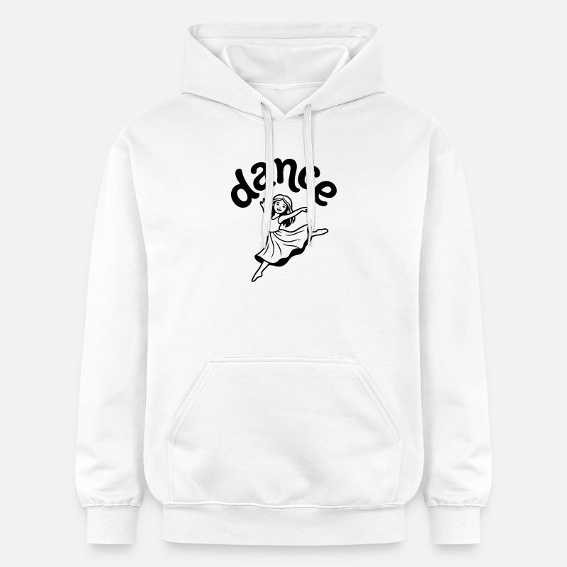 danseuse - Sweat à capuche Softstyle® Gildan Unisexe - blanc