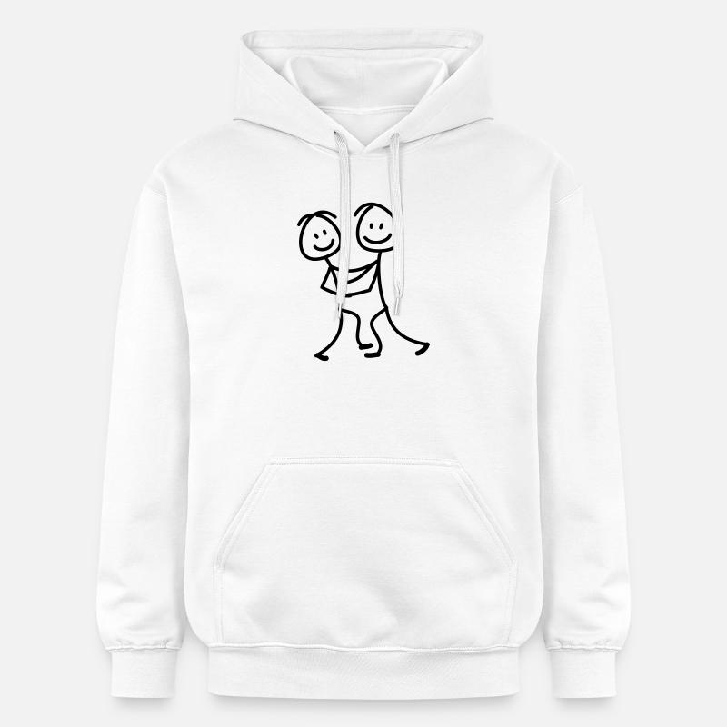 danse - Sweat à capuche Softstyle® Gildan Unisexe - blanc