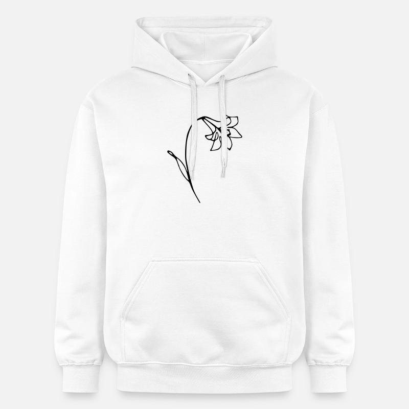 narcisse - Sweat à capuche Softstyle® Gildan Unisexe - blanc