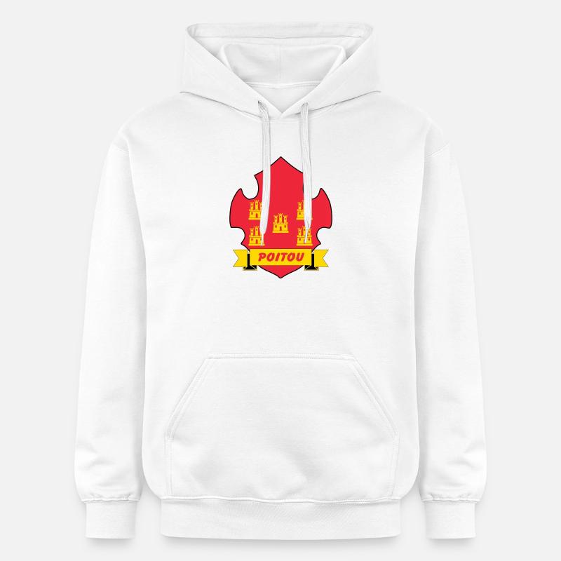 Poitou - Sweat à capuche Softstyle® Gildan Unisexe - blanc