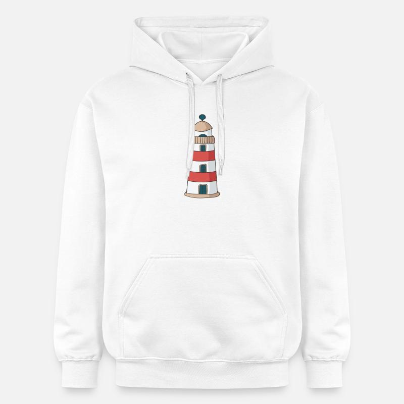 Phare - Sweat à capuche Softstyle® Gildan Unisexe - blanc