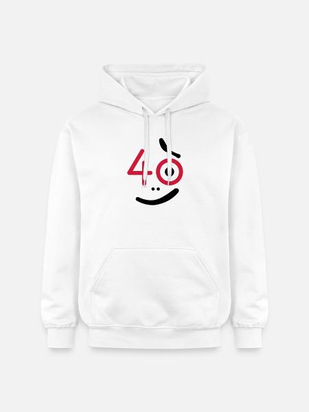 40 years - so what? - Gildan Unisex Softstyle® Midweight Hoodie - white