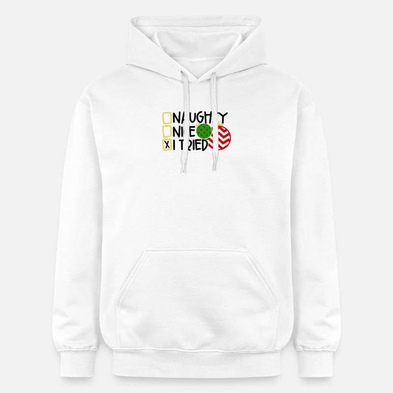 Noël - Sweat à capuche Softstyle® Gildan Unisexe - blanc