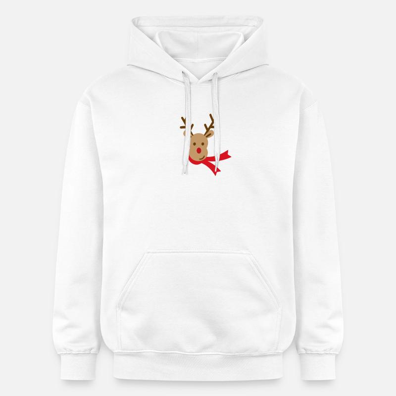 Noël - Sweat à capuche Softstyle® Gildan Unisexe - blanc