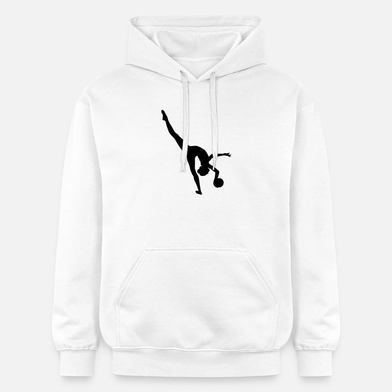 Rhythmics gymnastics - Sweat à capuche Softstyle® Gildan Unisexe - blanc