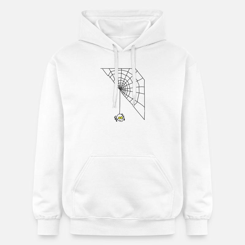 araignée - Sweat à capuche Softstyle® Gildan Unisexe - blanc