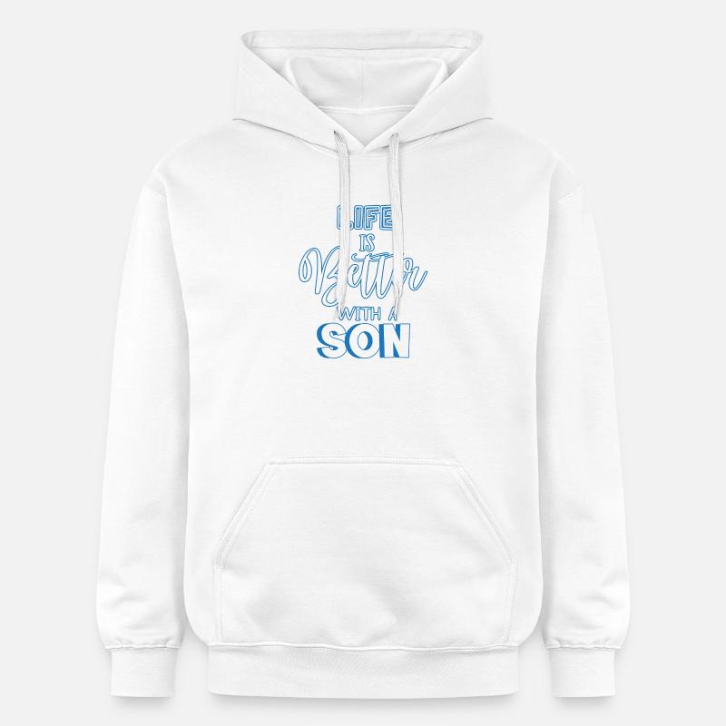 fils - Sweat à capuche Softstyle® Gildan Unisexe - blanc