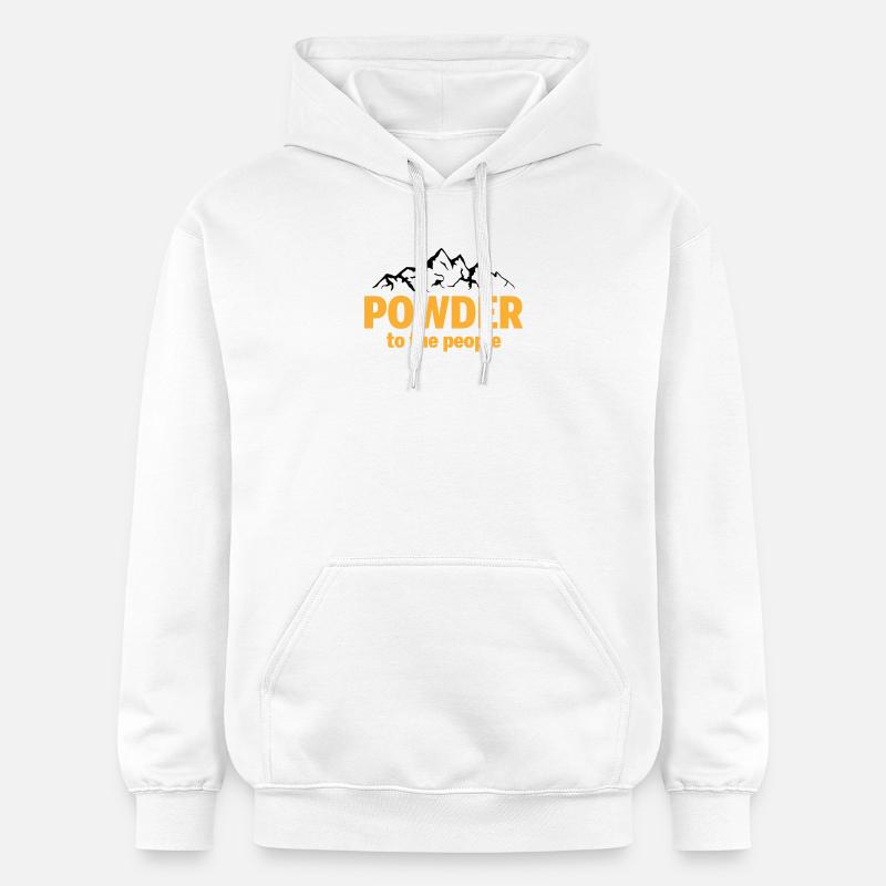 Poudre pour le peuple - Sweat à capuche Softstyle® Gildan Unisexe - blanc