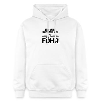 Nordsee Föhr - Gildan Unisex Softstyle® Midweight Hoodie - Weiß - Vorne - Liana (172cm) & Jaron (178cm)