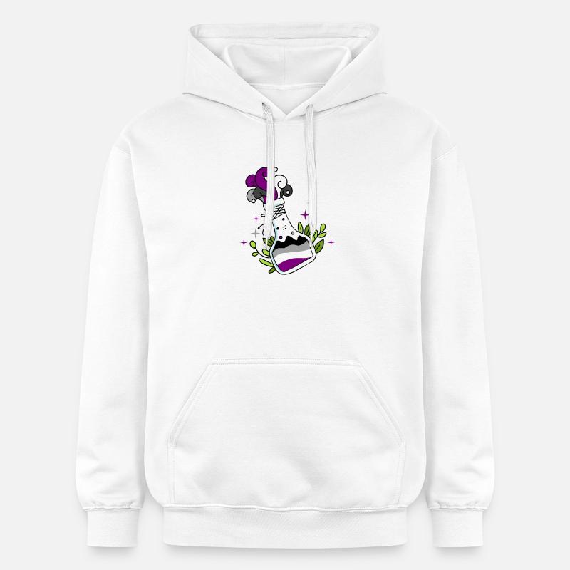 Fierté asexuée de potion - Sweat à capuche Softstyle® Gildan Unisexe - blanc