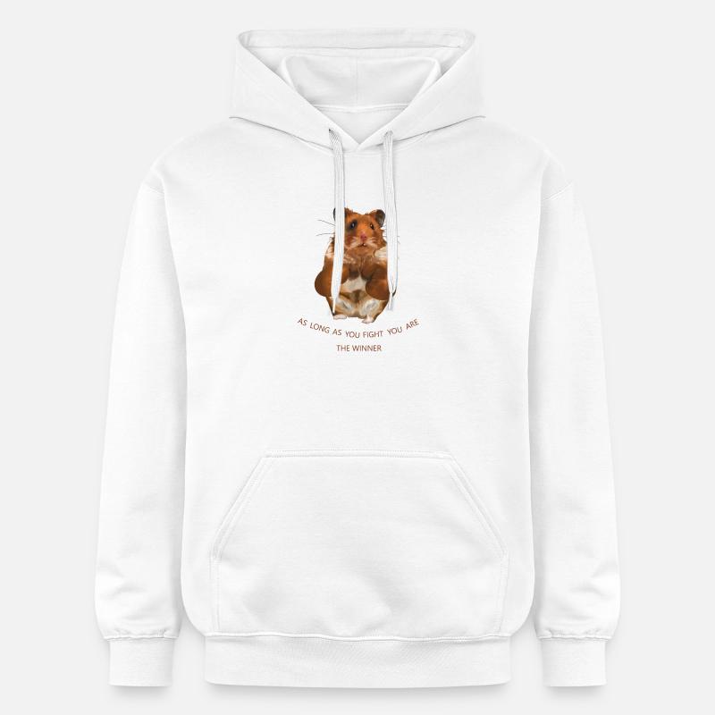 Hamster - Sweat à capuche Softstyle® Gildan Unisexe - blanc